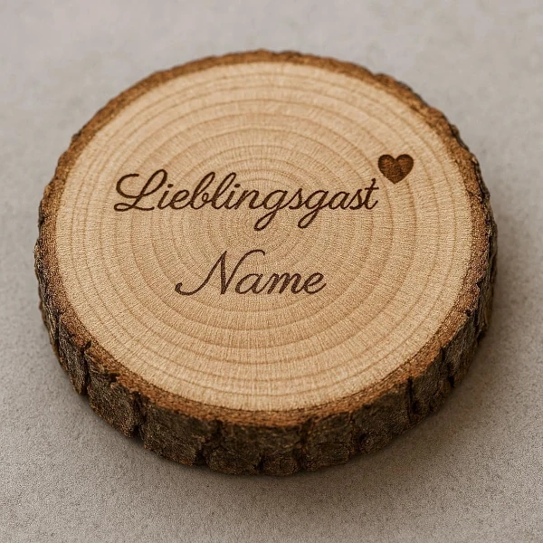 personalisierte baumscheibe lieblingsgast und wunschname